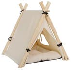 Tipi Tent voor Honden en Katten – Canvas met Kussen, Verzenden, Nieuw