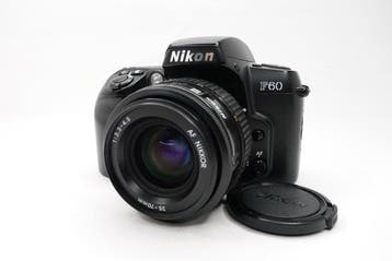 Nikon F60 with AF NIKKOR 35-70mm f3.3-4.5 Single lens reflex, Nieuw