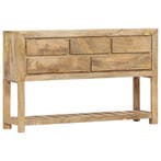 vidaXL Dressoir 120x30x75 cm massief mangohout, 100 tot 150 cm, Verzenden, Nieuw, 25 tot 50 cm