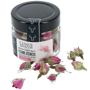 Patis Decor Eetbare Bloemen Rozenknopjes 10g, Verzenden, Nieuw