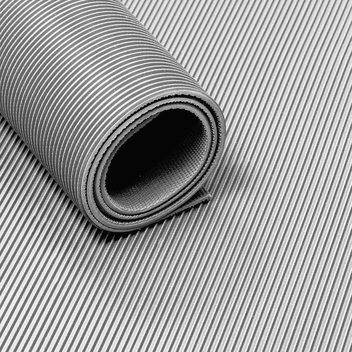Rubber loper / rubbermat op rol ribbel 3mm grijs - Breedte, Doe-het-zelf en Verbouw, Overige Doe-het-zelf en Verbouw, Verzenden