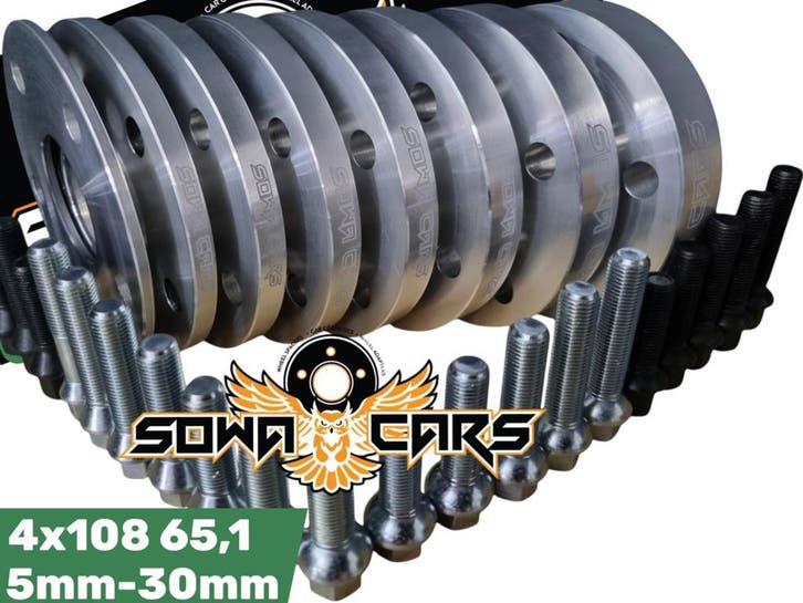 Spoorverbreders Spacers Citroen Peugot Renault 4x108 65.1, Auto diversen, Tuning en Styling, Verzenden