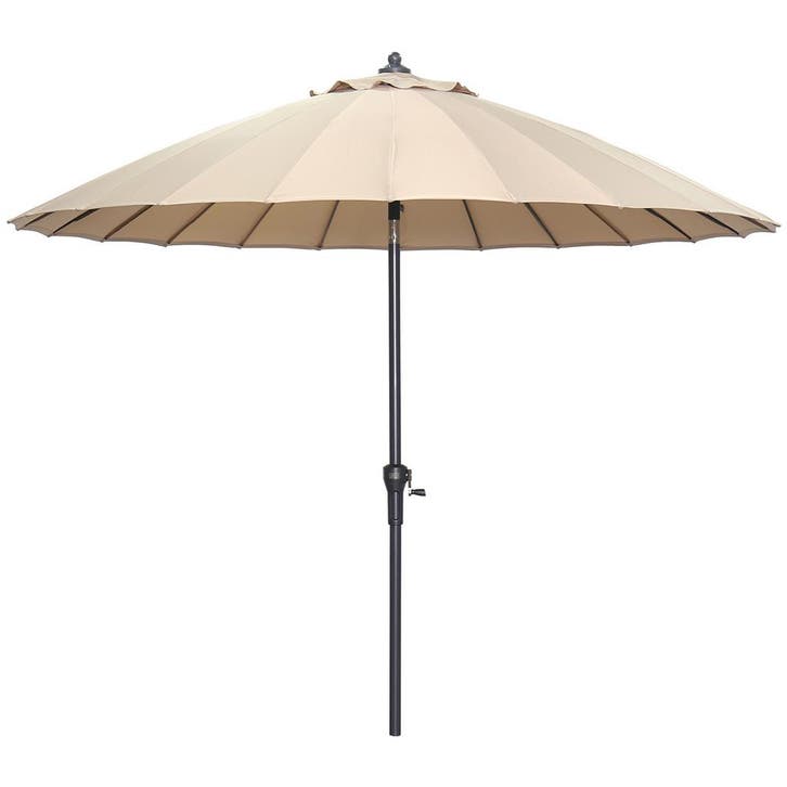 Garden Impressions Parasol Manilla Ø250 cm - taupe, Tuin en Terras, Partytenten, Verzenden