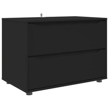 Slaapkamerkast Zwart 80x48x57cm - Retoertje Deal, Ophalen of Verzenden, Gebruikt