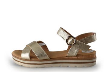 Graceland Sandalen in maat 39 Goud, Kleding | Dames, Schoenen, Overige kleuren, Verzenden, Sandalen of Muiltjes, Zo goed als nieuw