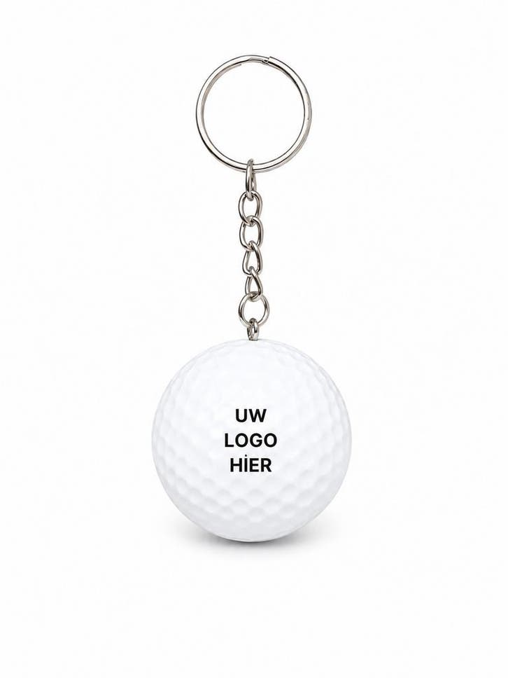 Golfbal Sleutelhanger met Eigen Logo - 1, Sport en Fitness, Golf, Ophalen of Verzenden