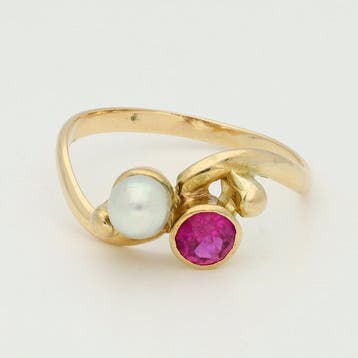 Ring - 18 karaat Geel goud, Nieuw