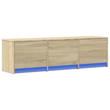 vidaXL TV-kast Sonoma Bewerkt hout, Minder dan 50 cm, Verzenden, Nieuw, Minder dan 100 cm