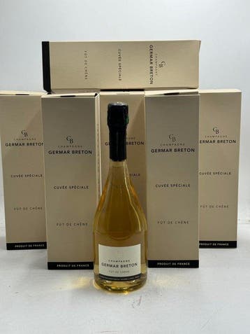Germar Breton, Fut de Chêne - Champagne Extra Brut - 6, Nieuw