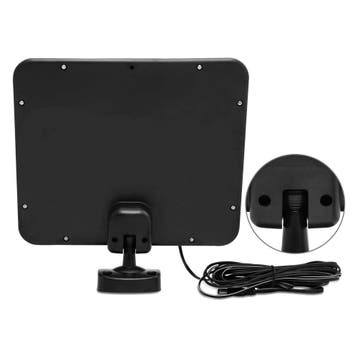 Solar LED breedstraler met bewegingssensor op zonne energie, Tuin en Terras, Buitenverlichting, Kunststof, Verzenden, Overige typen