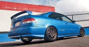 ABS Spoiler Mugen Style Polyester, Auto-onderdelen, Carrosserie en Plaatwerk, Ophalen of Verzenden, Nieuw, Achter, Universele onderdelen