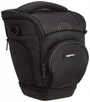 Amazon Basics Holster SLR Schoudertas / Cameratas - Zwart, Verzenden, Zo goed als nieuw