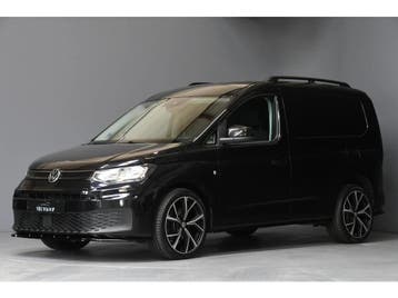 Zakelijke lease - Volkswagen Caddy Cargo 1.5 TSI, Automaat, Stof, Gebruikt, Zwart
