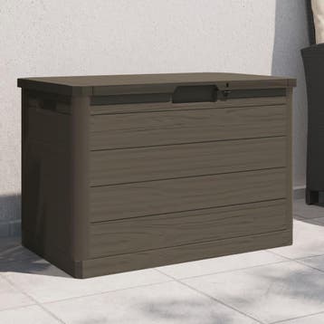 vidaXL Kussenbox 77,5x44,5x53 cm polypropeen bruin, Verzenden, Nieuw