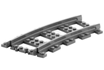 LEGO Gebogen Trein Rails, Verzenden, Zo goed als nieuw