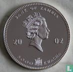 Zambia 5000 kwacha 2002 (PROOF) Elephant, Verzenden, Overige landen, Losse munt, Goud