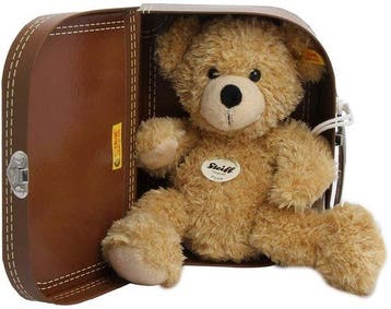 Steiff Fynn teddybeer in koffer, Verzenden, Nieuw