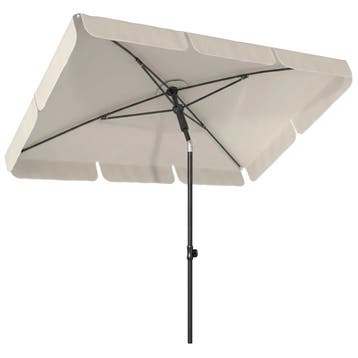 Parasol 183 X 122 Cm, Waterafstotende Balkonparasol Met 3-vo, Verzenden