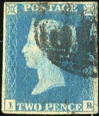 Groot-Brittannië 1840 - Koningin Victoria, Eerste Uitgifte,, Gestempeld