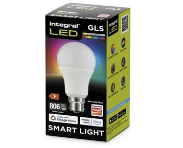 Integral Smart LED B22d 8.5W 806lm 2700K-6500K + RGBW | T..., Huis en Inrichting, Ophalen of Verzenden, Nieuw