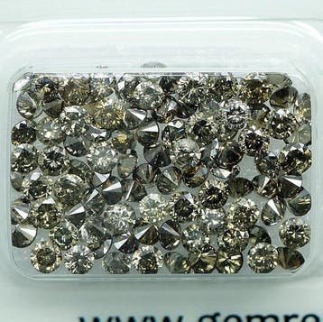 Zonder minimumprijs - 95 pcs Diamant (Natuurlijk gekleurd) -, Nieuw