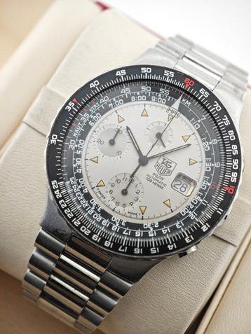 TAG Heuer - Pilot Chronograph - 130006 - Heren - 1980-1989
