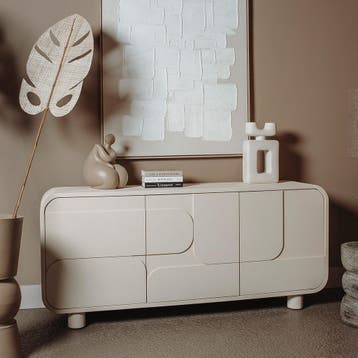 *WOONWINKEL* Tower Living Alviano Beige Dressoir Organisch 1, Verzenden, Nieuw