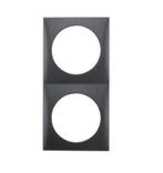 Berker Afdekraam Flow 2-Vaks Antraciet Mat, Caravans en Kamperen, Kampeeraccessoires, Ophalen of Verzenden, Nieuw