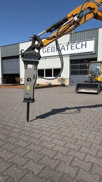 Jobs hydraulische sloophamer minigraver, Ophalen