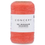 Katia Concept 50 Mohair Shades - 42 koraalrood - Mohair Ga, Ophalen of Verzenden, Nieuw