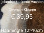 IJSLANDSE KRULLEND Schapenvacht langharige vachten € 39,95, Huis en Inrichting, Woonaccessoires | Overige, Ophalen of Verzenden