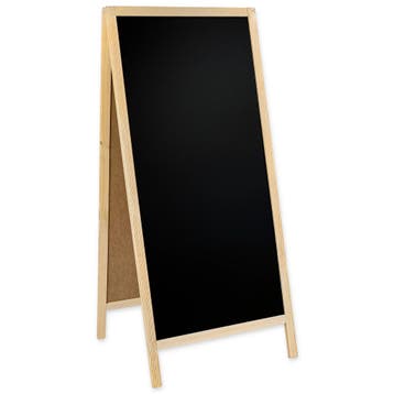 Krijtstoepbord | CLASSIC | Hout | Naturel |, Verzenden, Nieuw in verpakking