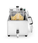 Hendi Friteuse | Aftapkraan | 8L | 230V | 305x515x354mm, Ophalen of Verzenden, Nieuw in verpakking