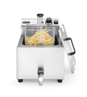 Hendi Friteuse | Aftapkraan | 8L | 230V | 305x515x354mm, Ophalen of Verzenden, Nieuw in verpakking