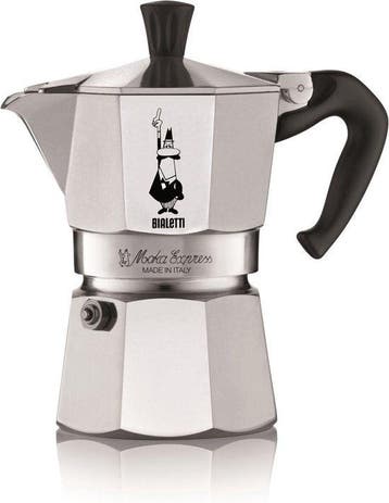 Bialetti Moka Express - Percolator - 3 kops - Aluminium, Verzenden, Nieuw