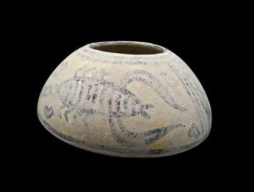 Indus Vallei Terracotta vaartuig - 130 mm (Zonder