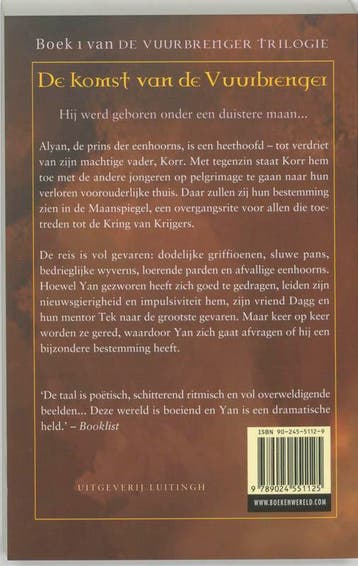 De komst van de vuurbrenger / De vuurbrenger trilogie / 1, Boeken, Verzenden, Gelezen, M.A. Pierce