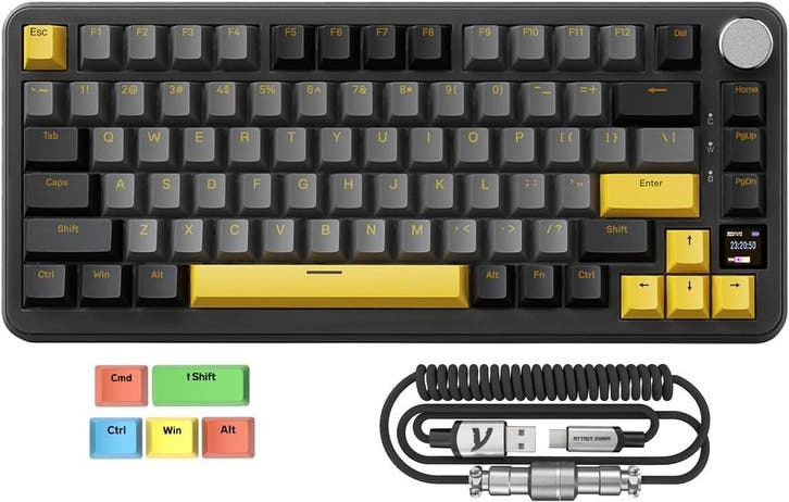 X85PRO 75% Gasket Keyboard | Tweedekansje | OP=OP, Computers en Software, Toetsenborden, Gaming toetsenbord, Draadloos, Qwerty