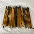 Groot lot van 29 vintage Aziatische kalligrafiepenselen -, Antiek en Kunst