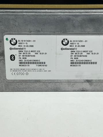 BMW 330D 3.0 Bluetooth module bj.2008 Artnr.8410917426101, Gebruikt, BMW