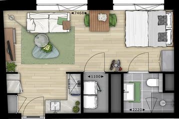 Studio Kleine Oord in Arnhem, 20 tot 35 m², Arnhem