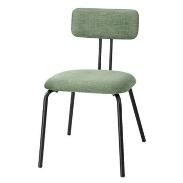 Fairfield stoelen  | donker walnoot/groen mix  | (set 2), Verzenden, Nieuw in verpakking