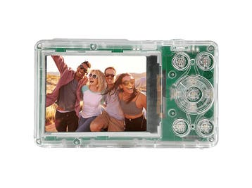 Rollei -  Compactline Pocket Transparent Clear Compactcamera, Audio, Tv en Foto, Verzenden, Nieuw, Overige Merken