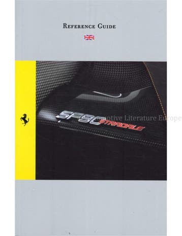 2022 FERRARI SF90 STRADALE INSTRUCTIEBOEKJE ENGELS, Auto diversen, Handleidingen en Instructieboekjes