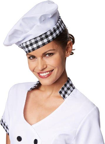 2dekans | Dressforfun Vrouwenkostuum chef-kokkin S -, Dressforfun, Ophalen of Verzenden, Zo goed als nieuw, Maat 38/40 (M)