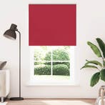 vidaXL Rolgordijn verduisterend 135x210 cm stofbreedte 131,6, Verzenden, Nieuw, Rood