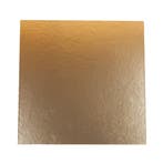 Taartkarton Vierkant Goud/Zwart 32x32cm 50st., Verzenden, Nieuw