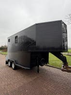 Uniek! Oerdegelijke Fifth Wheel Paardentrailer / veetrailer, Ophalen, Zo goed als nieuw, Aluminium, 2-paards trailer