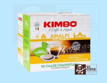 Kimbo Amalfi ESE 44 mm 50 x 100% Arabica Koffiepads –, Verzenden, Nieuw