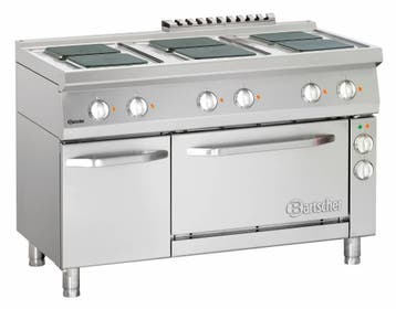 Bartscher Professioneel fornuis met oven en onderbouwkast, Verzenden, Nieuw in verpakking
